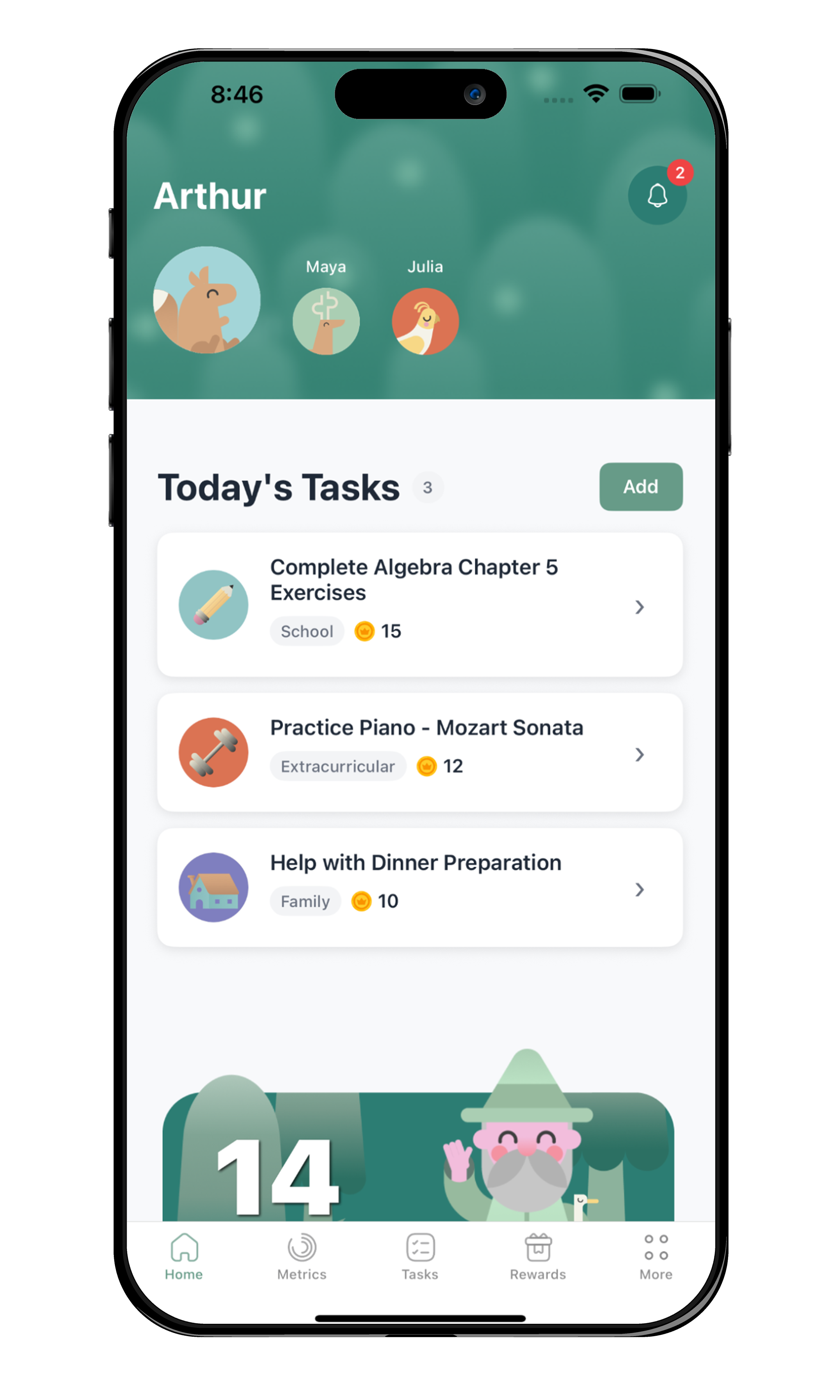 one home phone mockup