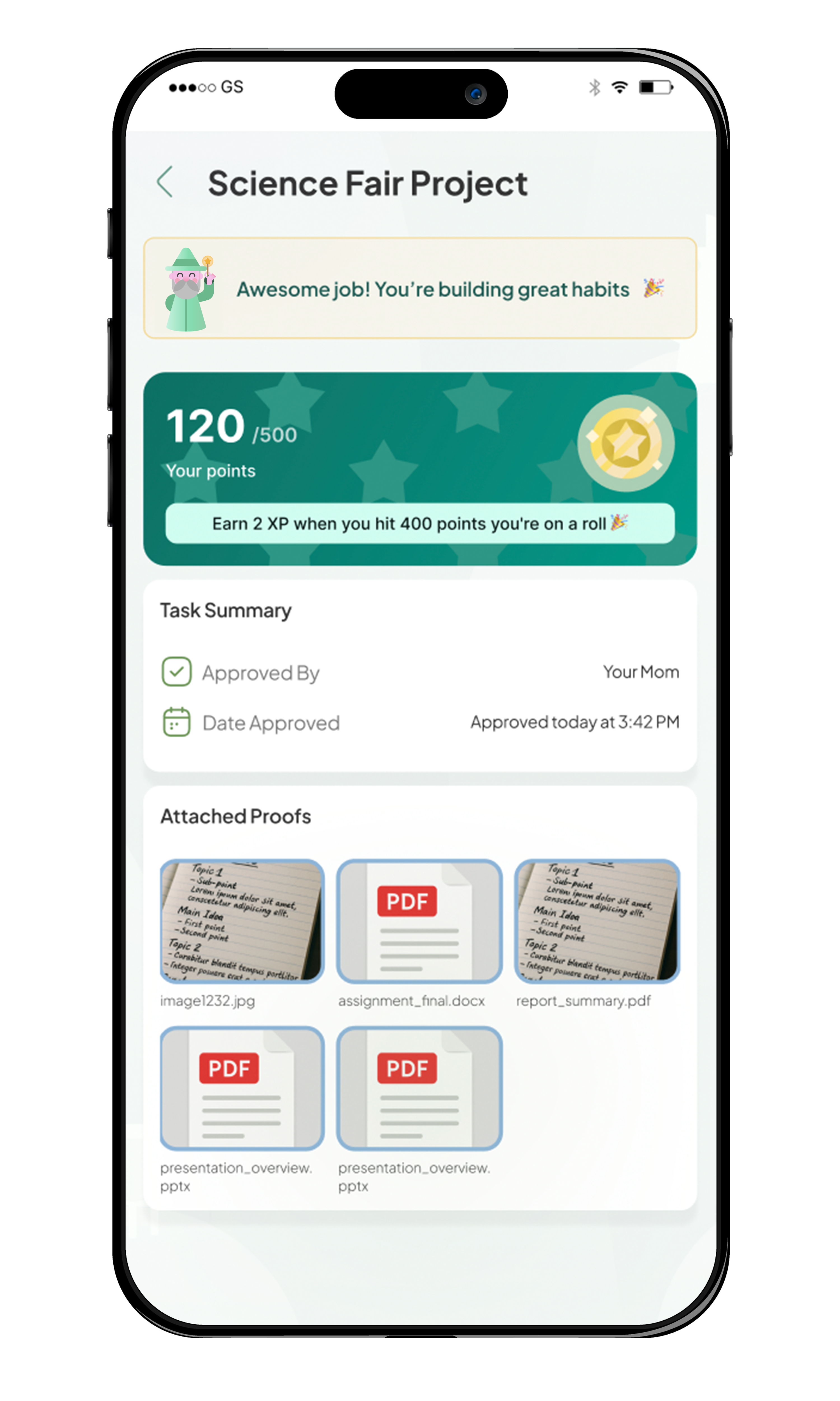 Sage app rewards interface